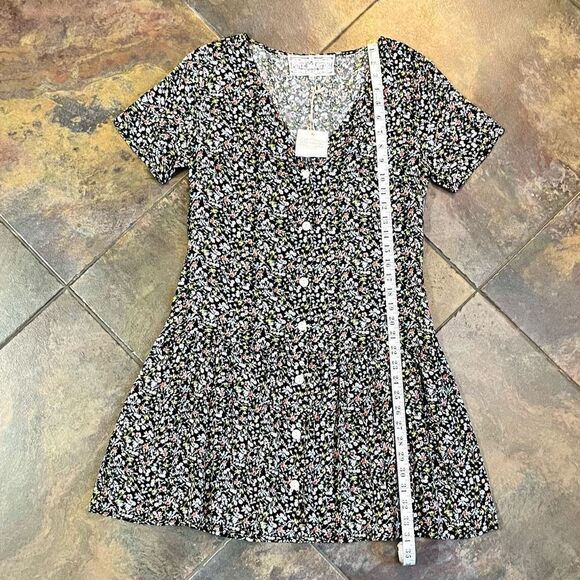 NWT Pink Martini Floral Aubrey Dress Black XS - Picture 6 of 9